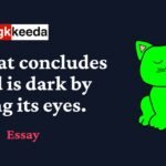 The cat concludes world is dark by just closing its eyes - UPSC CSE IAS Essays